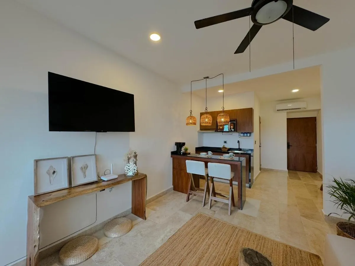 Charming One Bedroom Penthouse With Private Pool By Sandy Powerful Tulum Apartamento