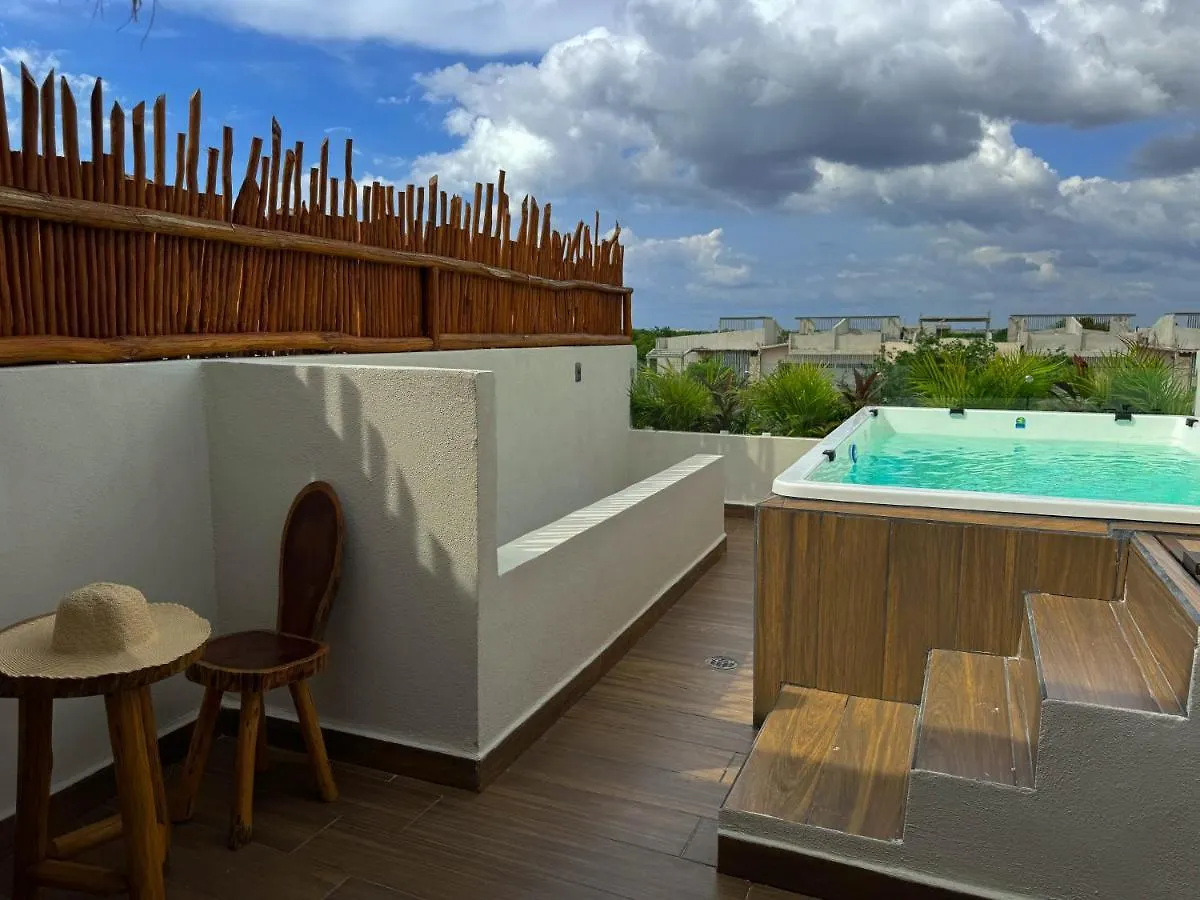 Charming One Bedroom Penthouse With Private Pool By Sandy Powerful Tulum Apartamento